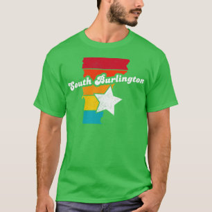T-shirt South Burlington Vermont Vintage Souven