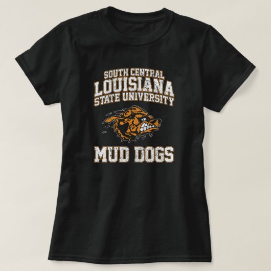 T-shirt South Central Louisiana State University Chiens en (Design devant)
