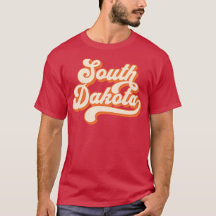 T-shirt South Dakota Retro