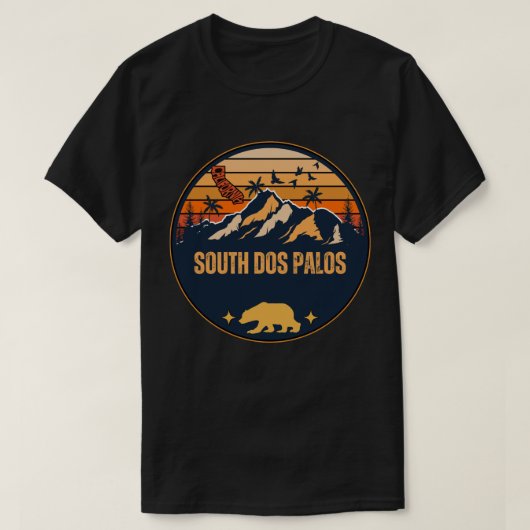 T-shirt South Dos Palos, Californie (Design devant)