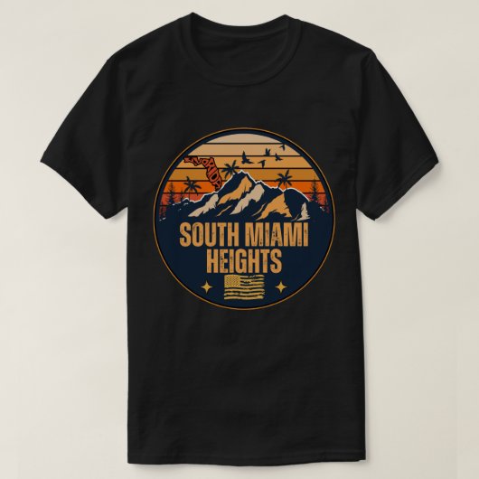 T-shirt South Miami Heights, Floride (Design devant)