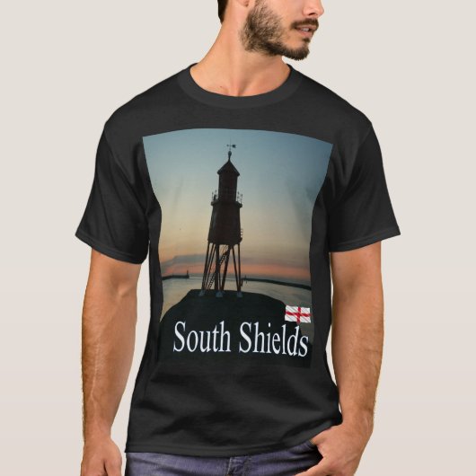 T-shirt South Shields, Angleterre (Devant)