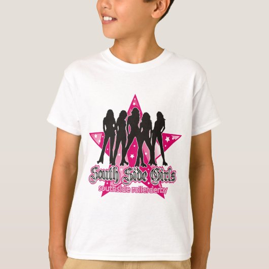 T-shirt South Side Roller Derby Kids T Shirt (Devant)