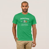 T-shirt Southie Boston le Massachusetts 2014 avec le (Devant entier)