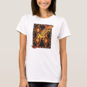 T-shirt Southwestern inspired lizard design (Devant)