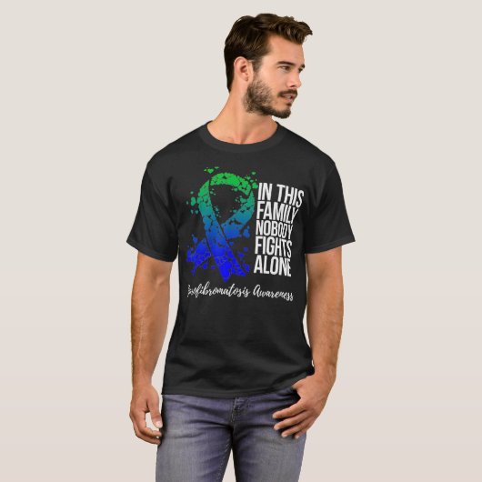 T-shirt Soutien à la famille Neurofibromatose Sensibilisat (Devant entier)