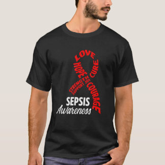 T-shirt Soutien à la sensibilisation à la septicémie