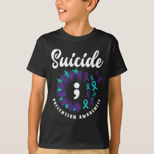 T-shirt Soutien à la sensibilisation au suicide Prévention