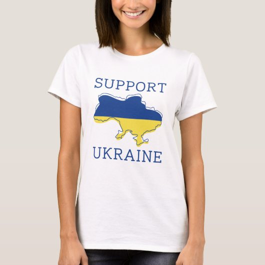 T-shirt Soutien à l'Ukraine (Devant)