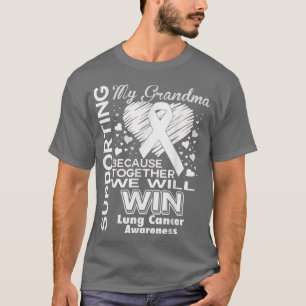 T-shirt Soutien à ma sensibilisation au cancer du poumon m