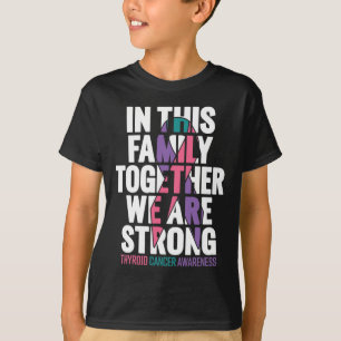 T-shirt Soutien au cancer Famille Théroïde Sensibilisation