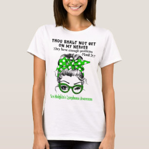 T-shirt Soutien au ruban de sensibilisation au lymphome de