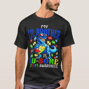 T-shirt Soutien Autisme Mon Petit Frère Autiste Est Génial
