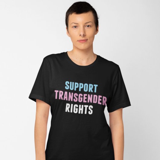 T-shirt Soutien aux droits transgenres