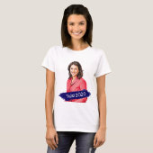 T-shirt Soutien aux élections de Tulsi 2020 (Devant entier)