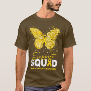 T-shirt Soutien aux papillons Sensibilisation au cancer de