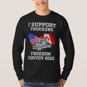 T-shirt Soutien canadien aux camionneurs Canada