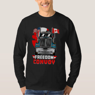 T-shirt Soutien Convoi pour la liberté des camionneurs can