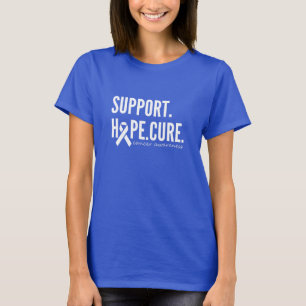 T-shirt soutien de la sensibilisation au cancer espoir gué