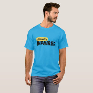 T-shirt soutien de la sensibilisation aux déficiences visu