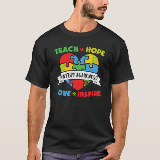 T-shirt Soutien de la sensibilisation sur l'autisme Autism