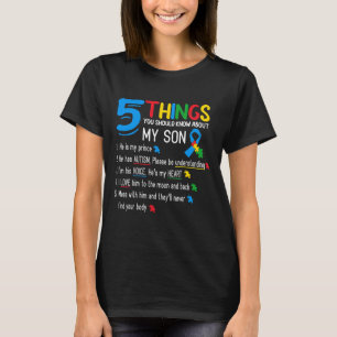 T-shirt Soutien de la Sensibilisation sur l'autisme du Fil