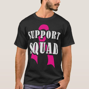 T-shirt Soutien de l'équipe Cancer du sein - Équipe de sou
