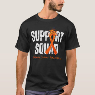 T-shirt Soutien de l'équipe de sensibilisation à la leucém