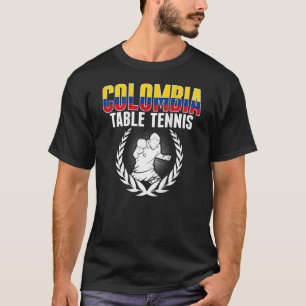 T-shirt Soutien de Tennis de Table Colombien
