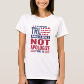 T-shirt Soutien de Trump 2024 (Devant)