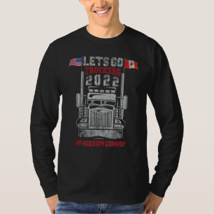 T-shirt Soutien des camionneurs Aller aux camionneurs Libe