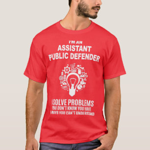 T-SHIRT SOUTIEN DU DÉFENSEUR PUBLIC RÉSOUDRE LES PROBLÈMES