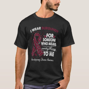 T-shirt Soutien du guerrier de sensibilisation à la malad