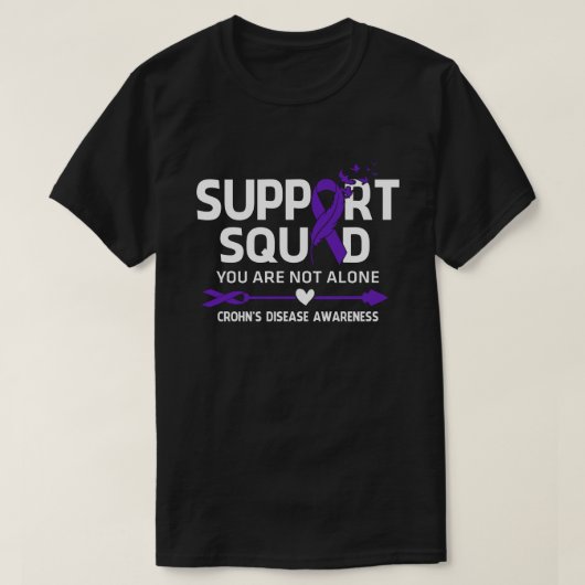 T-shirt Soutien du guerrier Équipe de sensibilisation à la (Design devant)