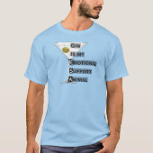 T-shirt Soutien émotionnel Animal-Gin (Devant)