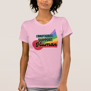 T-shirt Soutien émotionnel coloré humain