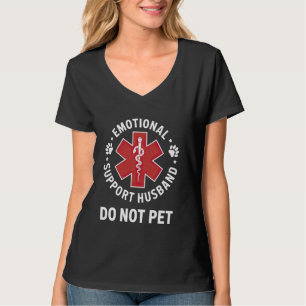 T-shirt Soutien émotionnel Mari ne pas animal de compagnie