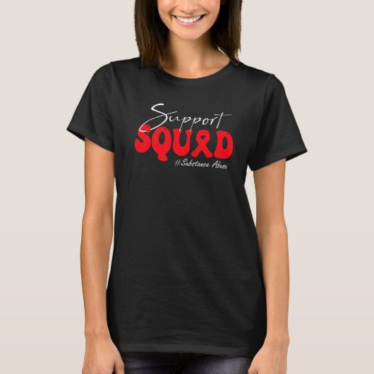 T-shirt Soutien Équipe de sensibilisation à l'abus des sub (Devant)