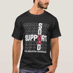 T-shirt Soutien Escadrille Sensibilisation à l'neurysme cé