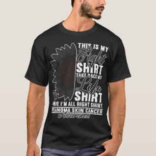 T-shirt Soutien Escadron de lutte I Cancer de la peau Mela