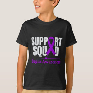 T-shirt Soutien Escadron Lupus Sensibilisation Purple Auto