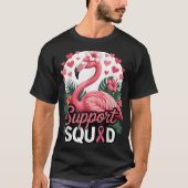 T-shirt Soutien Flamant rose de l'équipe Sensibilisation a (Devant)