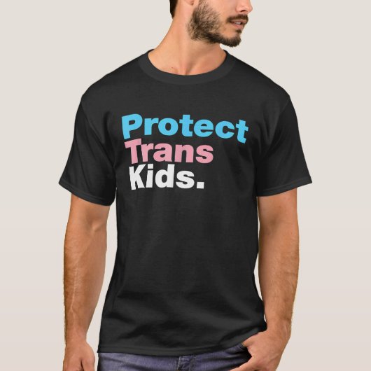T-shirt Soutien LGBT Protéger Trans-Kid LGBT Pride Hommes (Devant)
