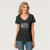 T-shirt Soutien Psoriasis Sensibilisation Squad Mois des g (Devant entier)