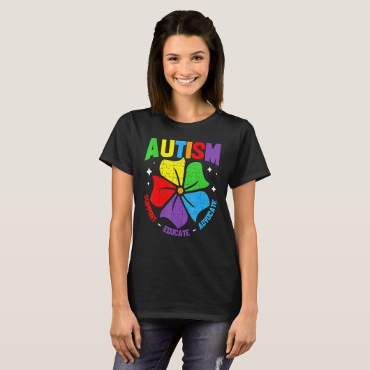 T-shirt Soutien sensibilisation sur l'autisme Autisme Enfa (Devant entier)