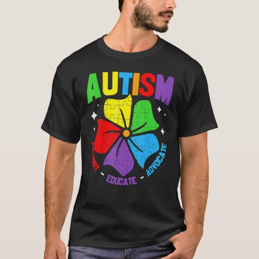 T-shirt Soutien sensibilisation sur l'autisme Autisme Enfa (Devant)