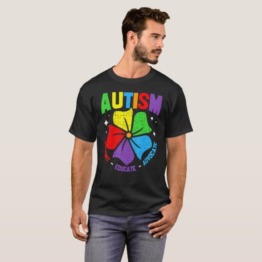T-shirt Soutien sensibilisation sur l'autisme Autisme Enfa (Devant entier)