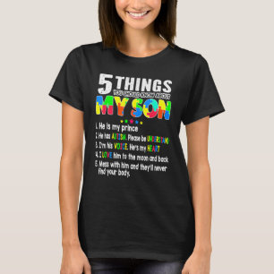 T-shirt Soutien sensibilisation sur l'autisme Autisme Son 