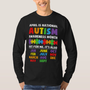 T-shirt Soutien sensibilisation sur l'autisme Enfants Auti