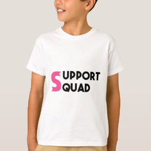T-shirt Soutien Squad Cancer du sein guerrier Survivant Pi